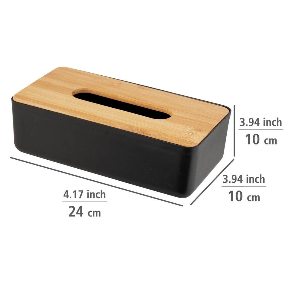 Rotello Tissue Box Black - HOME STORAGE - Tissue Boxes - Soko and Co