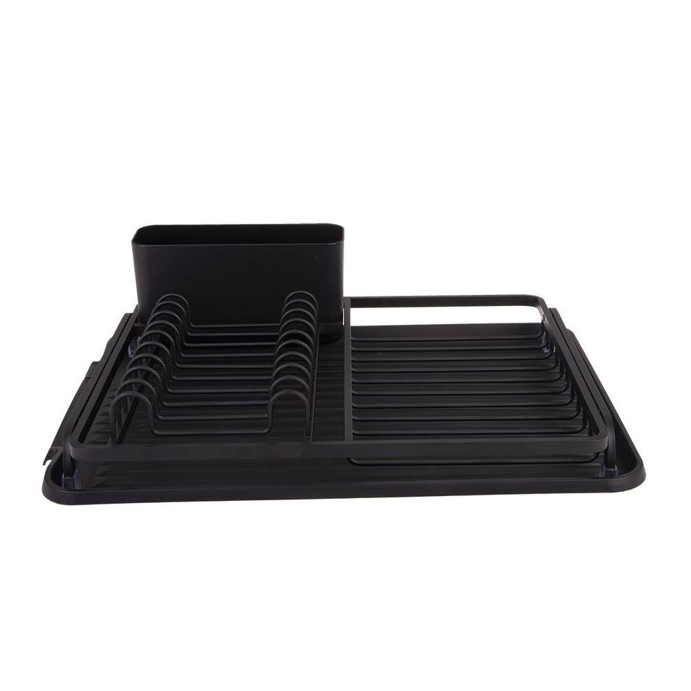 Rust Proof Aluminium Dish Rack Matte Black - KITCHEN - Dish Racks and Mats - Soko and Co