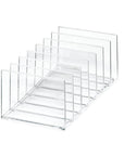 Sarah Tanno by iDesign 7 Compartment Palette Organiser Clear - BATHROOM - Makeup Storage - Soko and Co