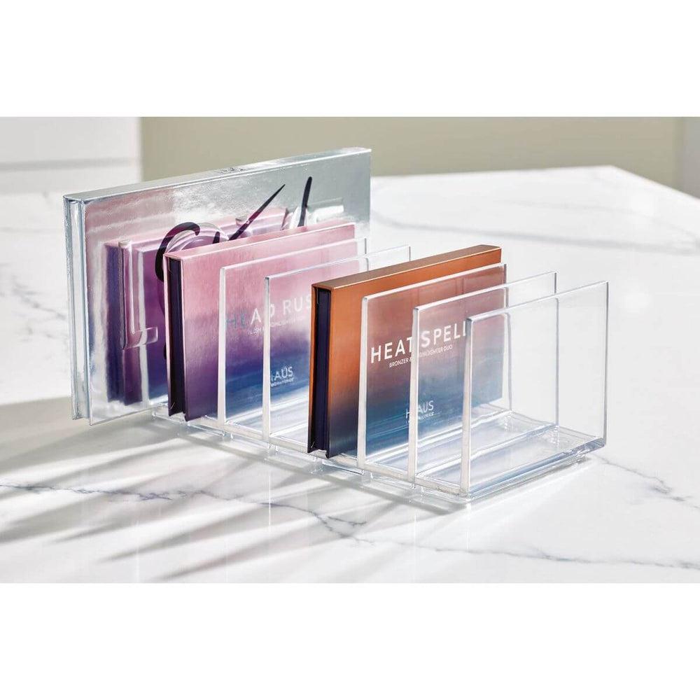 Sarah Tanno by iDesign 7 Compartment Palette Organiser Clear - BATHROOM - Makeup Storage - Soko and Co