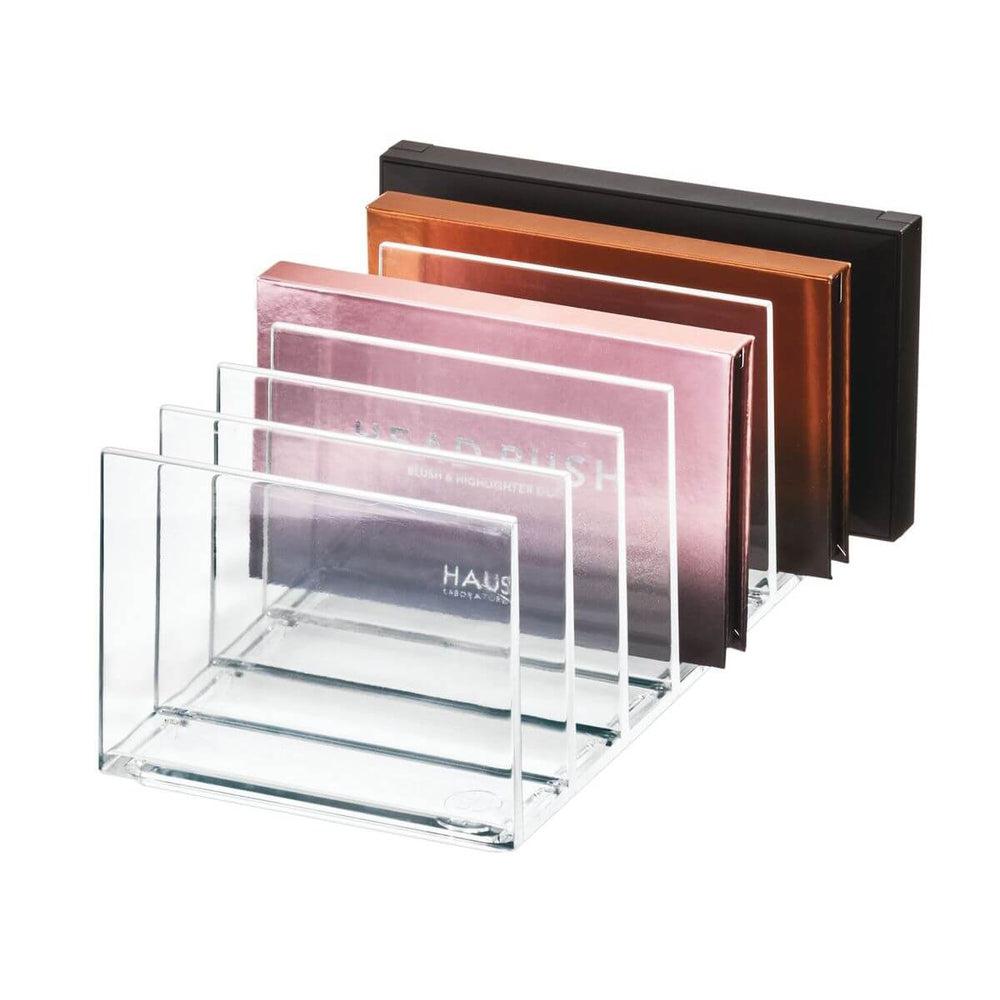 Sarah Tanno by iDesign 7 Compartment Palette Organiser Clear - BATHROOM - Makeup Storage - Soko and Co