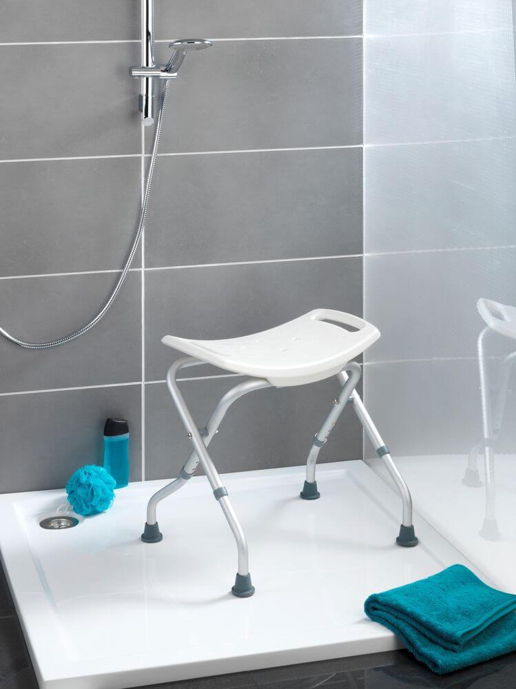 Secura Folding Shower Stool White - BATHROOM - Safety - Soko and Co