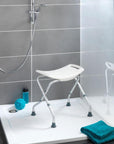 Secura Folding Shower Stool White - BATHROOM - Safety - Soko and Co