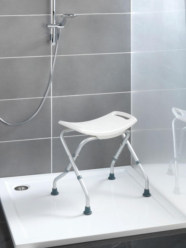 Secura Folding Shower Stool White - BATHROOM - Safety - Soko and Co