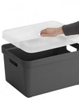 Sigma Home 13L Storage Box Anthracite - HOME STORAGE - Plastic Boxes - Soko and Co