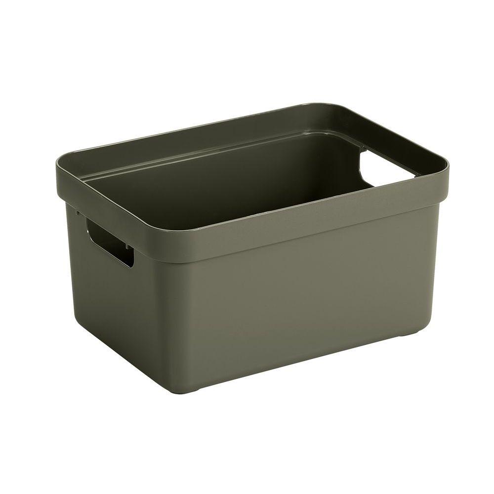 Sigma Home 13L Storage Box Olive - HOME STORAGE - Plastic Boxes - Soko and Co