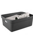 Sigma Home 24L Storage Box Anthracite - HOME STORAGE - Plastic Boxes - Soko and Co