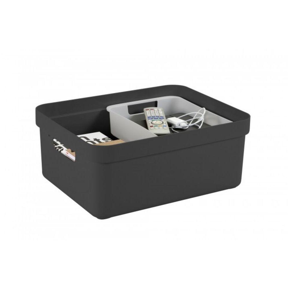 Sigma Home 24L Storage Box Anthracite - HOME STORAGE - Plastic Boxes - Soko and Co