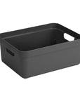 Sigma Home 24L Storage Box Anthracite - HOME STORAGE - Plastic Boxes - Soko and Co