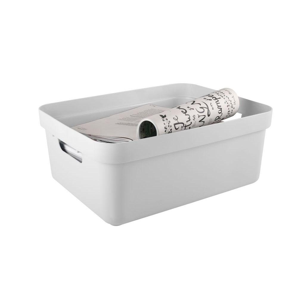 Sigma Home 24L Storage Box White - HOME STORAGE - Plastic Boxes - Soko and Co