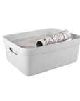 Sigma Home 24L Storage Box White - HOME STORAGE - Plastic Boxes - Soko and Co