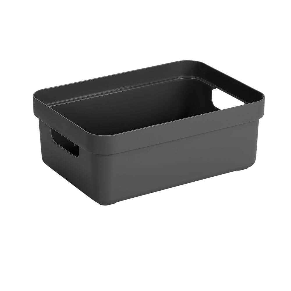 Sigma Home 9L Storage Box Anthracite - HOME STORAGE - Plastic Boxes - Soko and Co