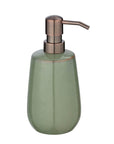 Sirmione Ceramic Soap Dispenser Reactive Green - BATHROOM - Soap Dispensers and Trays - Soko and Co