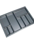 Sky 8 Compartment Custom Fit Cutlery Tray Grey - KITCHEN - Cutlery Trays - Soko and Co