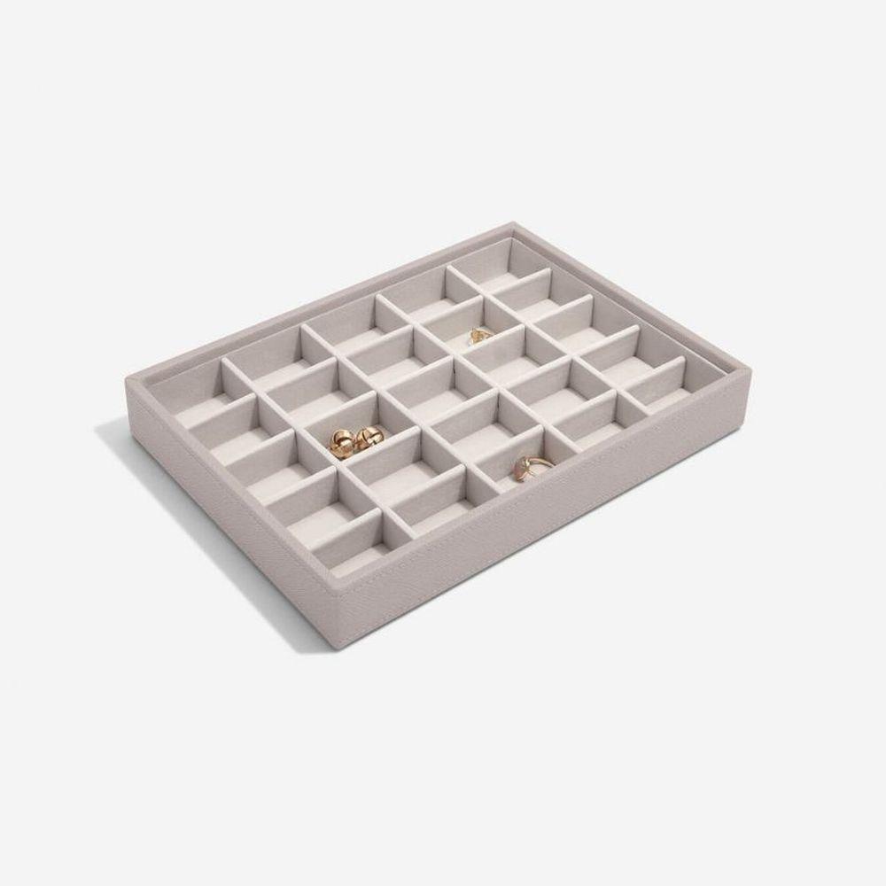 Stackers Classic 25 Compartment Jewellery Tray Taupe - WARDROBE - Jewellery Storage - Soko and Co