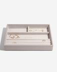 Stackers Classic 4 Compartment Jewellery Tray Taupe - WARDROBE - Jewellery Storage - Soko and Co