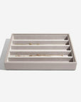 Stackers Classic 5 Compartment Jewellery Tray Taupe - WARDROBE - Jewellery Storage - Soko and Co