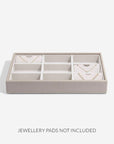 Stackers Classic 9 Compartment Jewellery Tray Taupe - WARDROBE - Jewellery Storage - Soko and Co