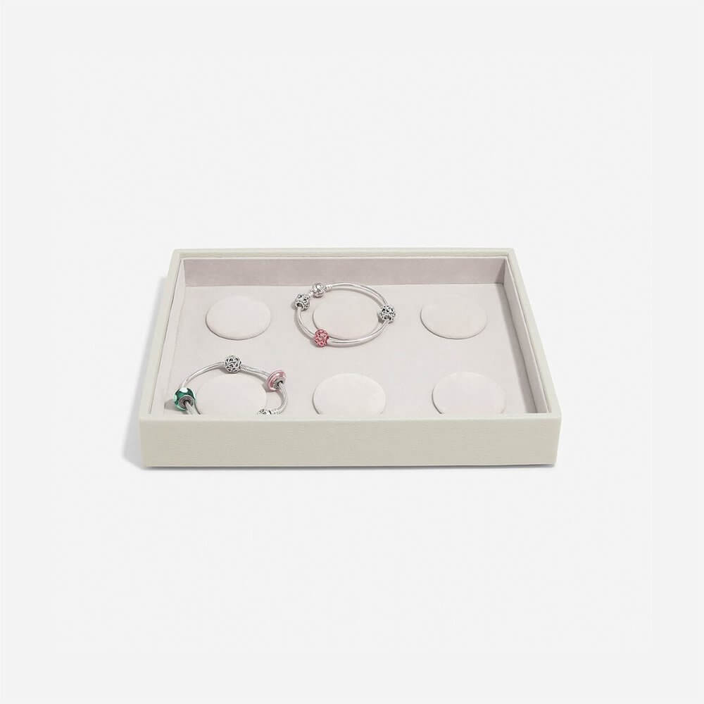 Stackers Classic Charm & Bracelet Jewellery Tray Oatmeal - WARDROBE - Jewellery Storage - Soko and Co