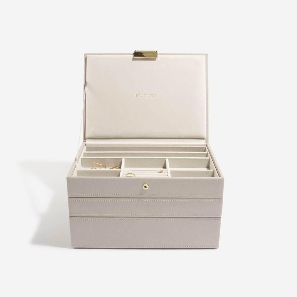 Stackers Classic Jewellery Tray Set Taupe - WARDROBE - Jewellery Storage - Soko and Co