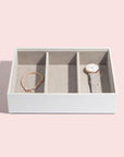 Stackers Classic Jewellery Tray Set White - WARDROBE - Jewellery Storage - Soko and Co