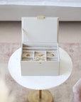 Stackers Classic Lidded Jewellery Box Oatmeal - WARDROBE - Jewellery Storage - Soko and Co