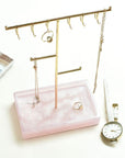 Stackers Classic T-Bar Jewellery Stand Rose Quartz - WARDROBE - Jewellery Storage - Soko and Co