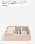 Stackers Medium Travel Jewellery Box Blush - WARDROBE - Jewellery Storage - Soko and Co