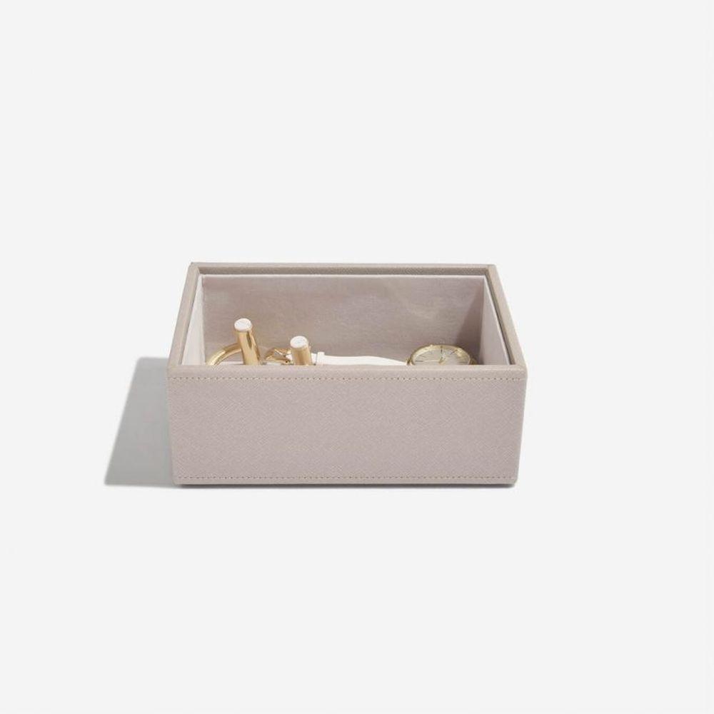 Stackers Mini 1 Compartment Deep Jewellery Tray Taupe - WARDROBE - Jewellery Storage - Soko and Co