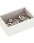 Stackers Mini 1 Compartment Deep Jewellery Tray White - WARDROBE - Jewellery Storage - Soko and Co