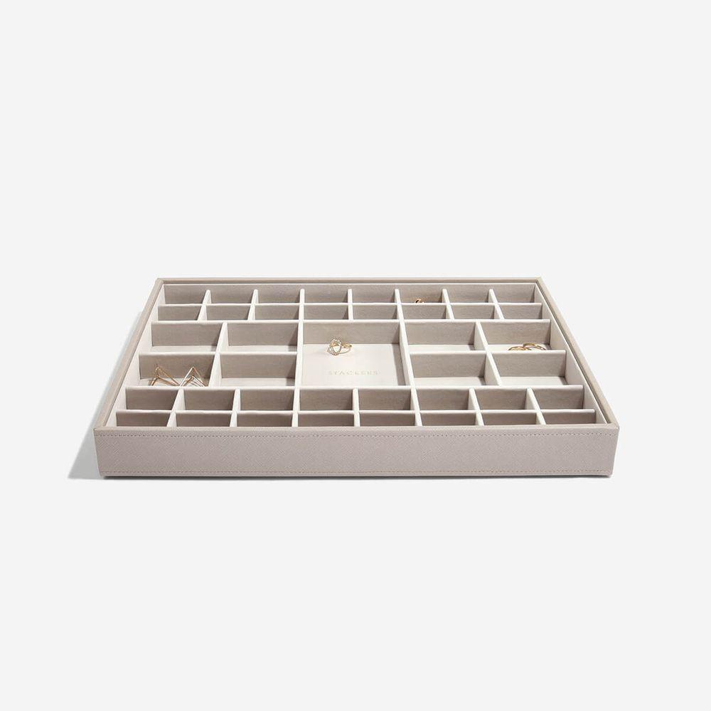 Stackers Supersize Jewellery Tray Set Taupe - WARDROBE - Jewellery Storage - Soko and Co