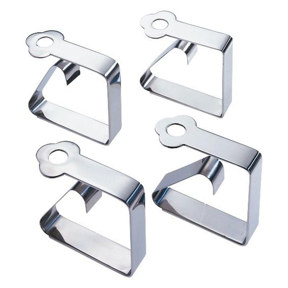 Stainless Steel Tablecloth Clips 4 Pack - KITCHEN - Entertaining - Soko and Co