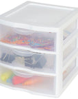 Sterilite 3 Drawer Mini Drawer Unit White - HOME STORAGE - Office Storage - Soko and Co