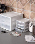 Sterilite 3 Drawer Wide Drawer Unit White - HOME STORAGE - Office Storage - Soko and Co