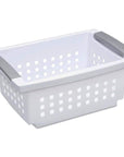 Sterilite Small Stackable Storage Basket White - LAUNDRY - Baskets and Trolleys - Soko and Co