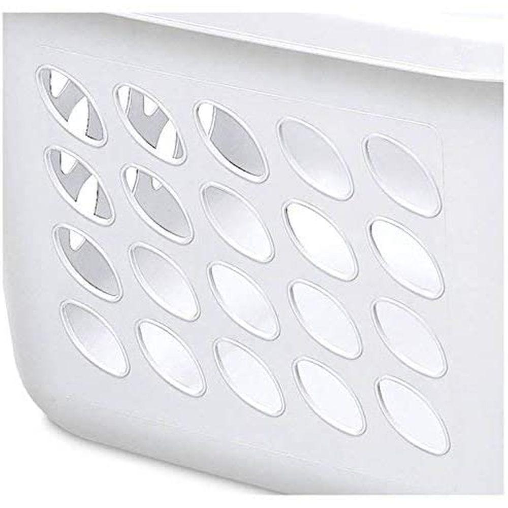 Sterilite Ultra 53L Square Laundry Basket White - LAUNDRY - Baskets and Trolleys - Soko and Co