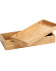 Terra Bamboo Tray with Lid - BATHROOM - Makeup Storage - Soko and Co