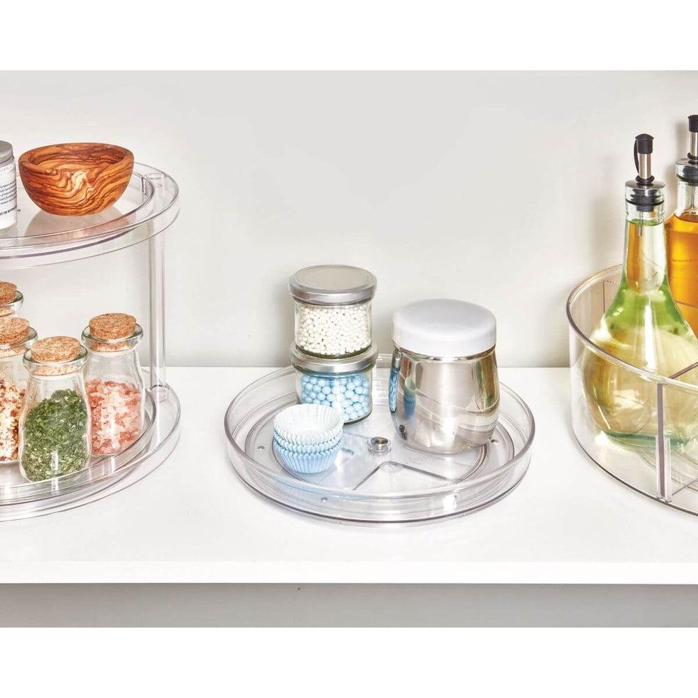 The Home Edit by iDesign Clear Turntable - KITCHEN - Shelves and Racks - Soko and Co