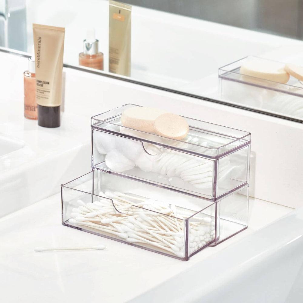 The Home Edit by iDesign Mini 2 Drawer Makeup Organiser - BATHROOM - Makeup Storage - Soko and Co