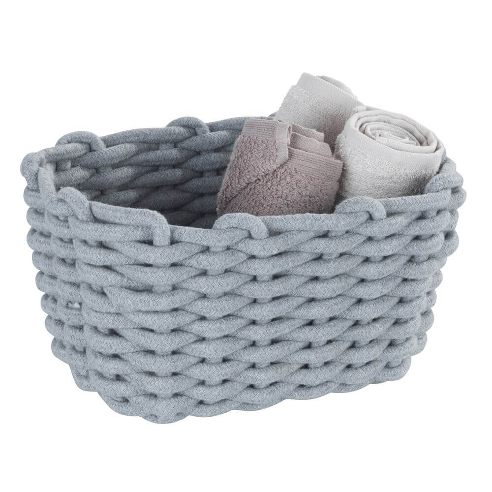 Tia Rectangular Woven Storage Basket Medium - HOME STORAGE - Baskets and Totes - Soko and Co