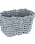 Tia Rectangular Woven Storage Basket Small - HOME STORAGE - Baskets and Totes - Soko and Co