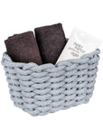 Tia Rectangular Woven Storage Basket Small - HOME STORAGE - Baskets and Totes - Soko and Co