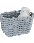 Tia Rectangular Woven Storage Basket Small - HOME STORAGE - Baskets and Totes - Soko and Co