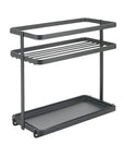 Tokyo 2 Tier Freestanding Spice Rack Matte Black - KITCHEN - Spice Racks - Soko and Co