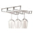 Triple Chrome Wine Glass Rack - WINE - Glass Holders and Racks - Soko and Co