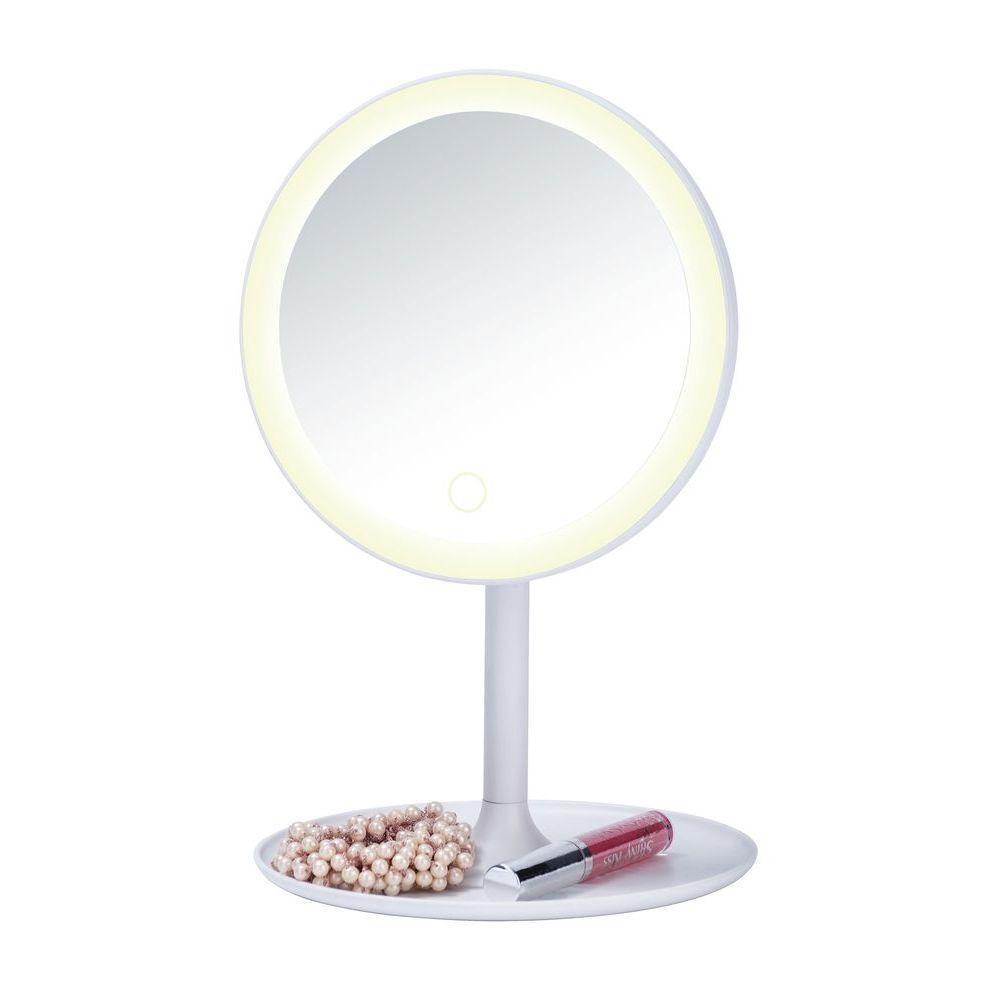 Turro LED Pedestal Makeup Mirror - BATHROOM - Mirrors - Soko and Co