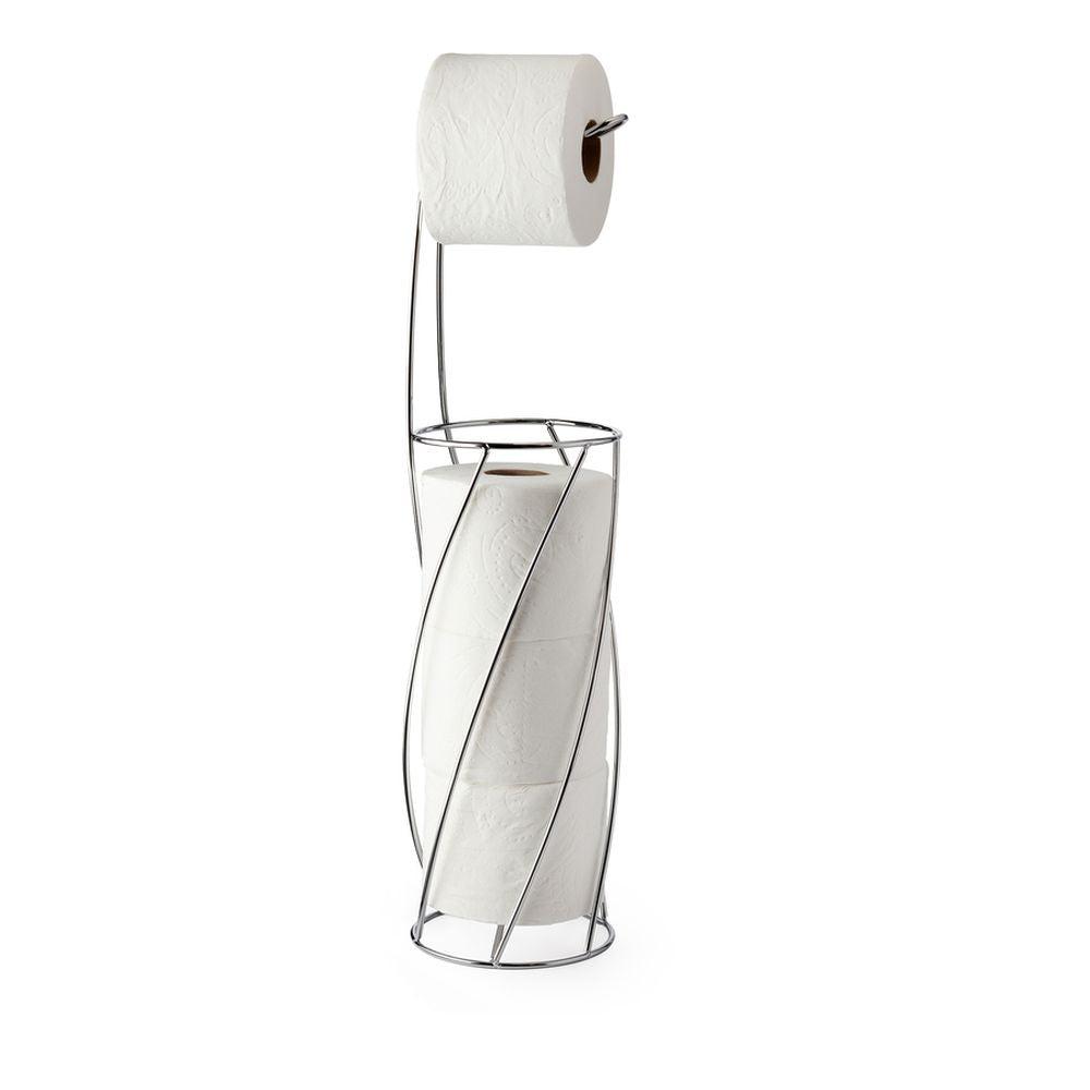 Twist Toilet Roll Holder & Dispenser Chrome - BATHROOM - Toilet Roll Holders - Soko and Co