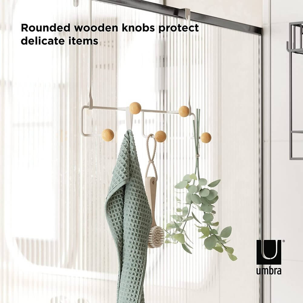 Umbra Estique 5 Hook Over Door Hook White - WARDROBE - Over the Door Hooks - Soko and Co