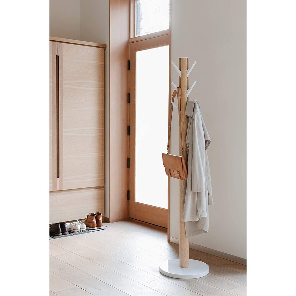 Umbra Flapper Hat &amp; Coat Rack Natural &amp; White - HOME STORAGE - Hat and Coat Racks - Soko and Co