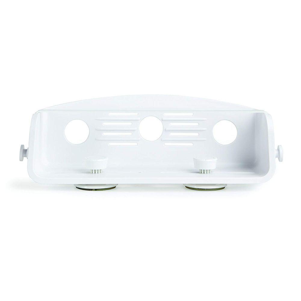 Umbra Flex Suction Shower Basket White - BATHROOM - Suction - Soko and Co